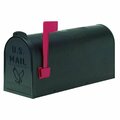 Flambeau Mailboxes Blk #1 Plastic Rural T-R4501BL